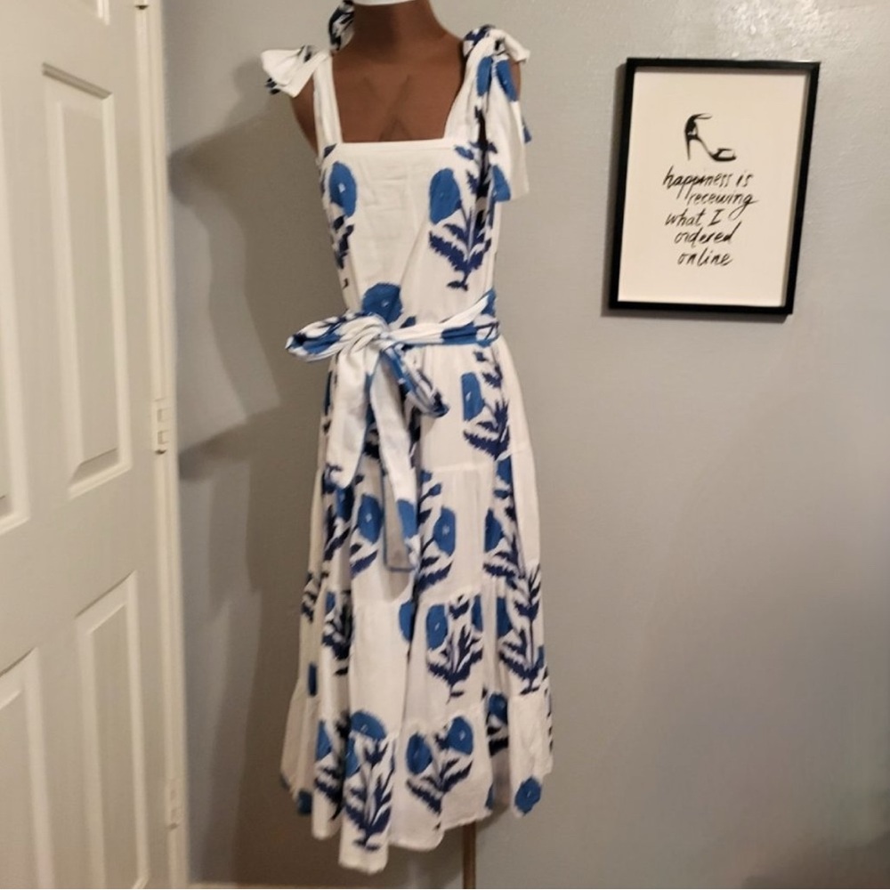 Victoria Dunn KING STREET MAXI IN ELECTRIC BLUE